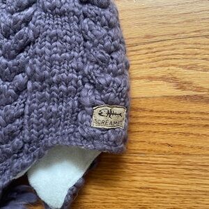 Screamer Women's Purple Knit Hat